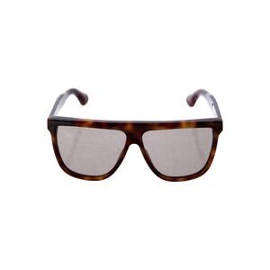 Gucci Tortoiseshell Frame Sunglasses with Gray Lenses